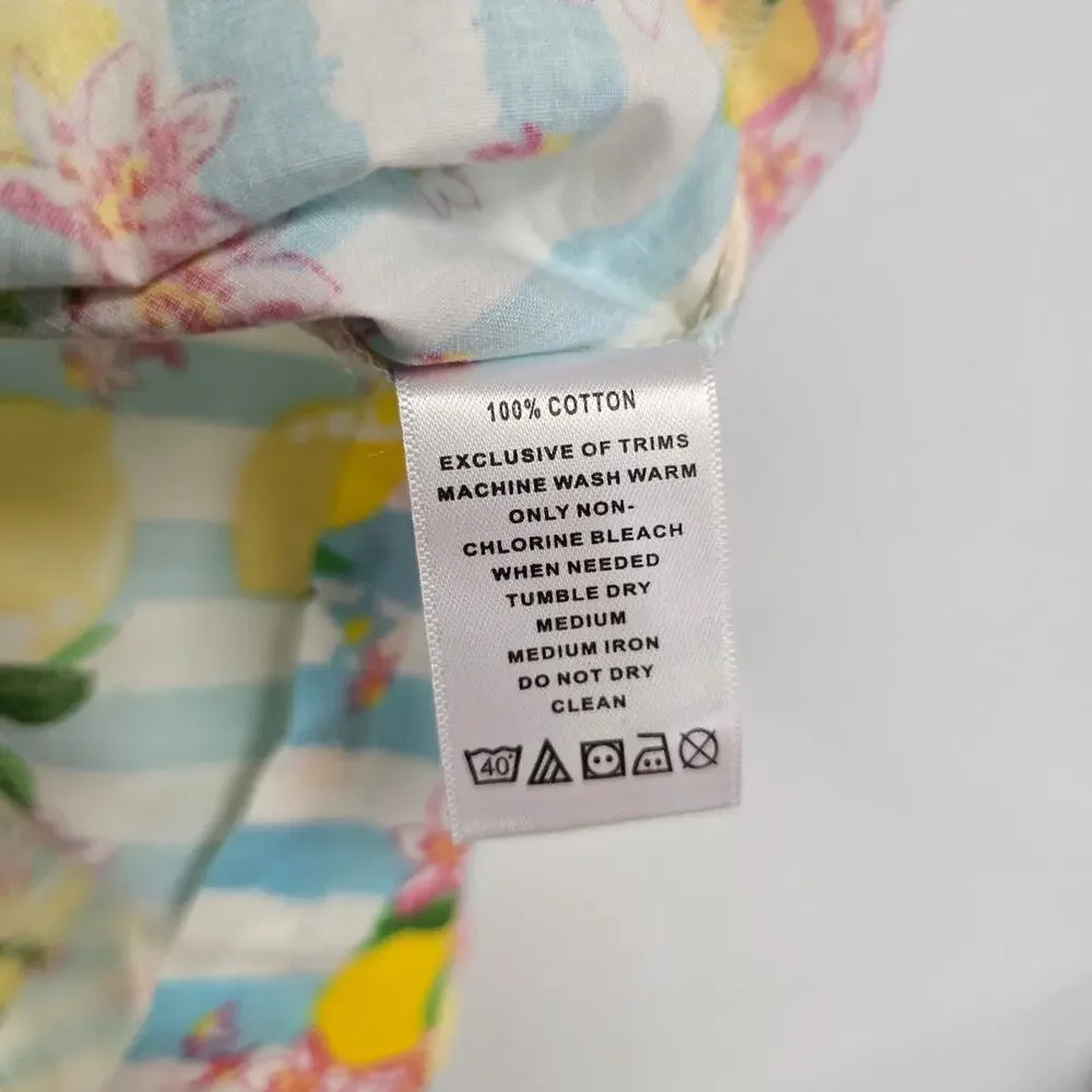 Beebay girls Lemon Striped Pinafore Dress 2 years NWT